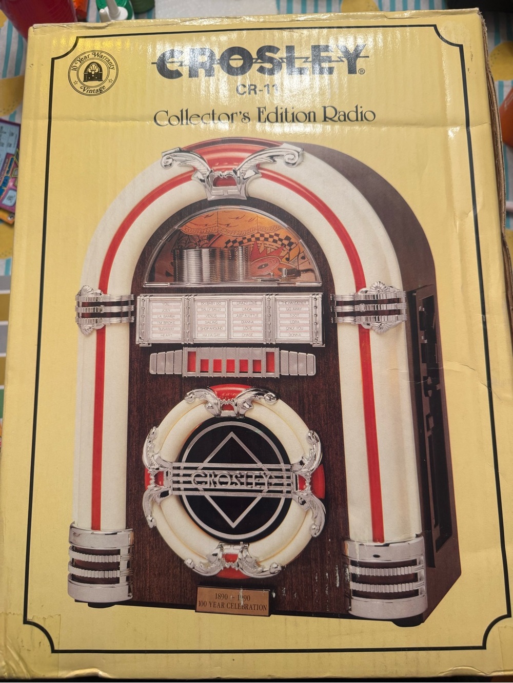 Crosley CR-11 Jukebox Radio Cassette Player Vintage Style